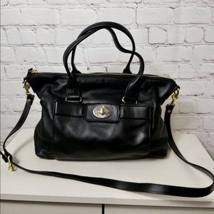 Kate Spade Black Soft Leather Crossbody Sa…